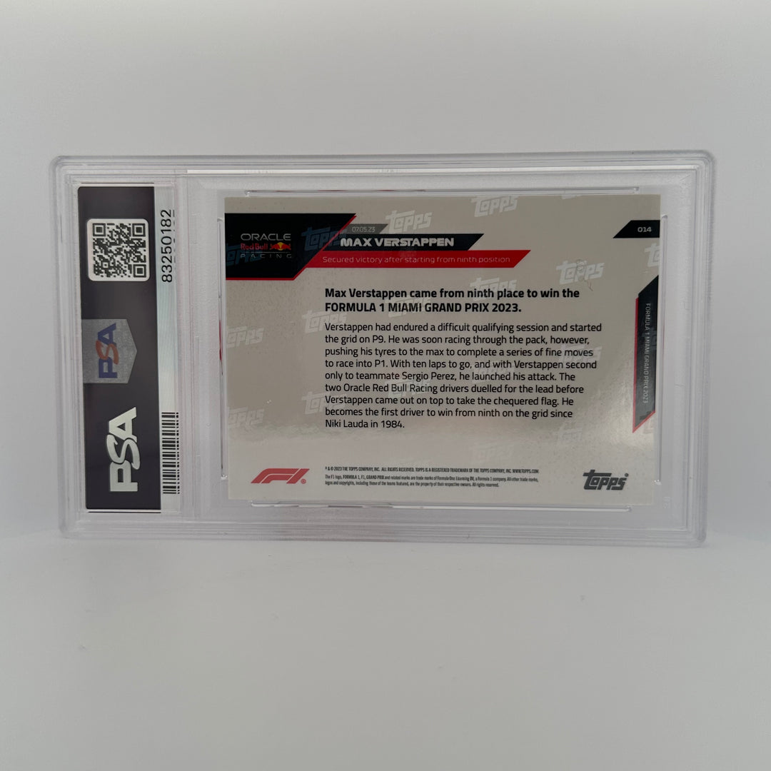 PSA 9 - Max Verstappen #14 - Red