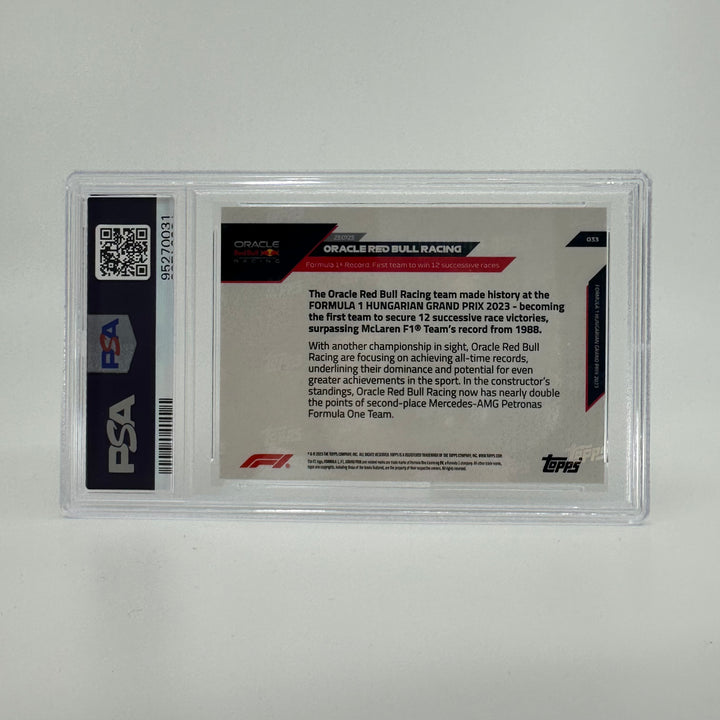 PSA 7 - 10/10 - Max Verstappen #33 - Blue