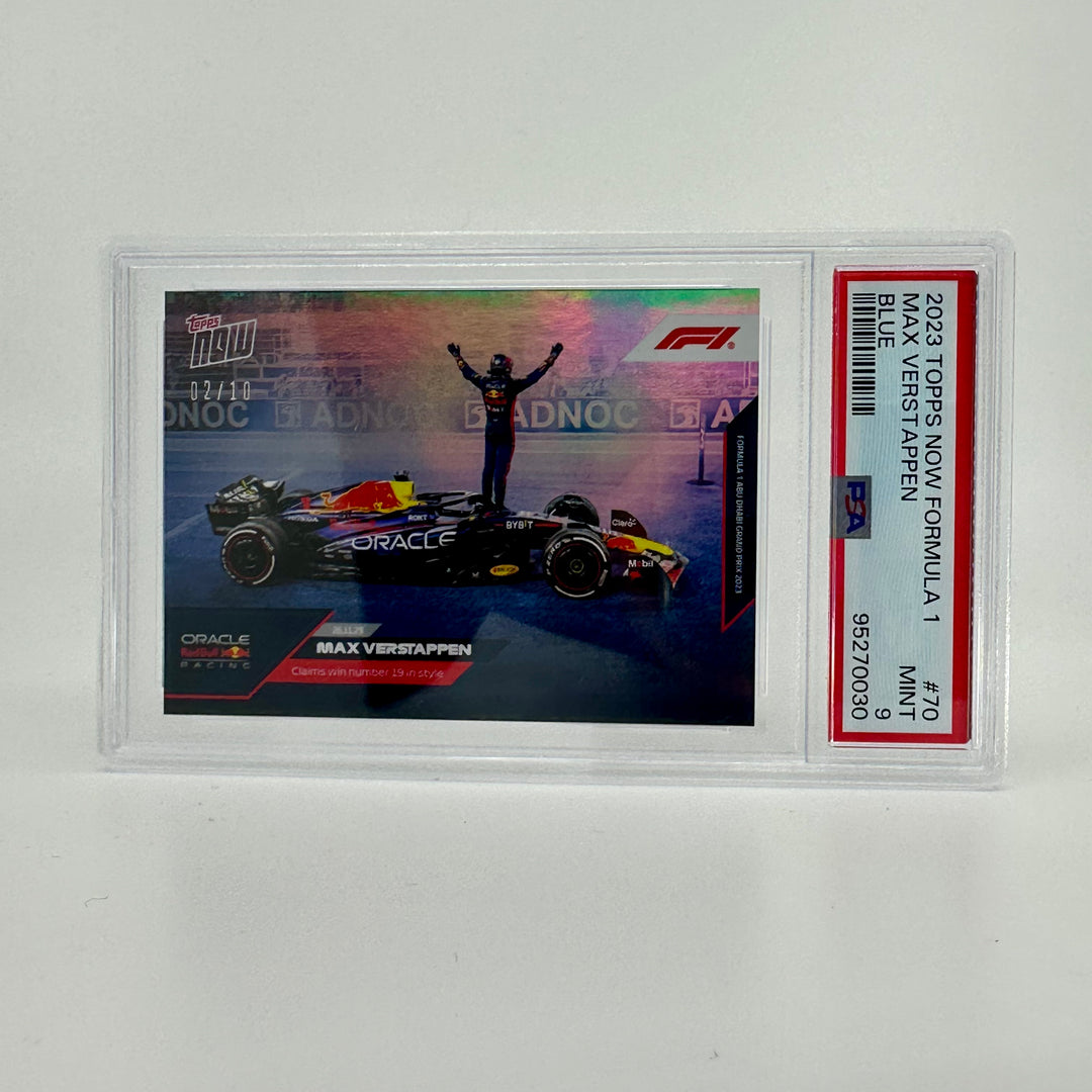 PSA 9 - 02/10 - Max Verstappen #70 - Blue