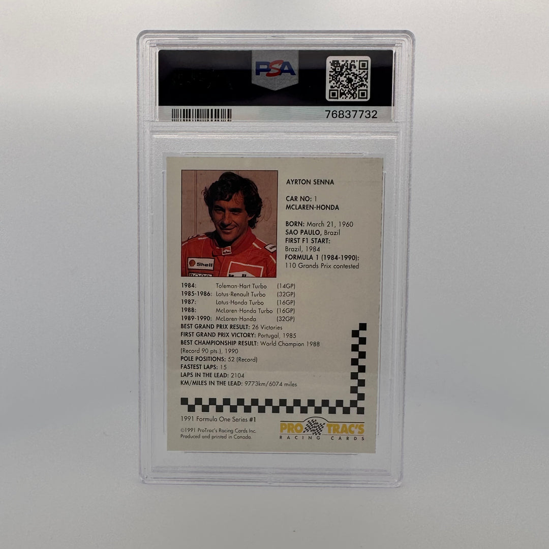 PSA 8 - 1991 PROTRAC'S FORMULA ONE 1 AYRTON SENNA