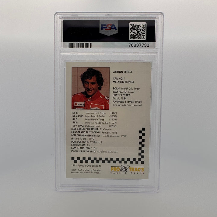PSA 8 - 1991 PROTRAC'S FORMULA ONE 1 AYRTON SENNA