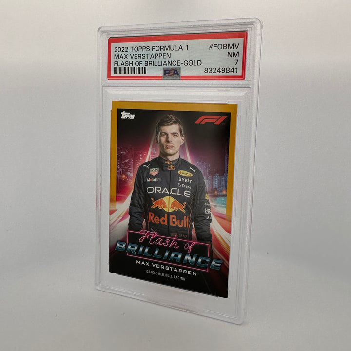 PSA 7 - 19/50 - Max Verstappen #FOBMV - Flash Of Brilliance - Gold