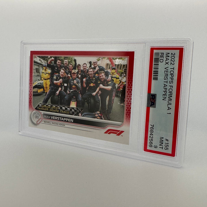 PSA 9 - 1/5 - MAX VERSTAPPEN #155 - RED