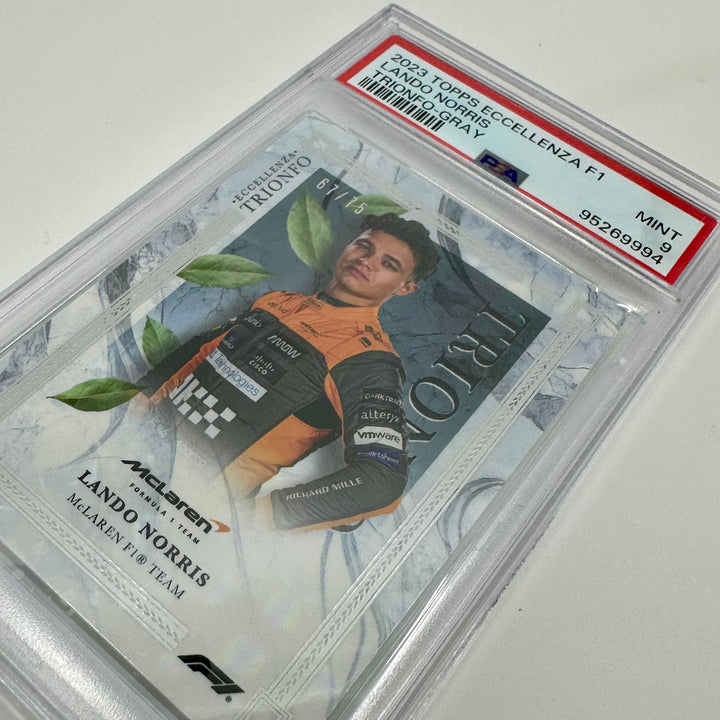 PSA 9 - 67/75 Lando Norris - Gray - 2023 Eccellenza Trionfo