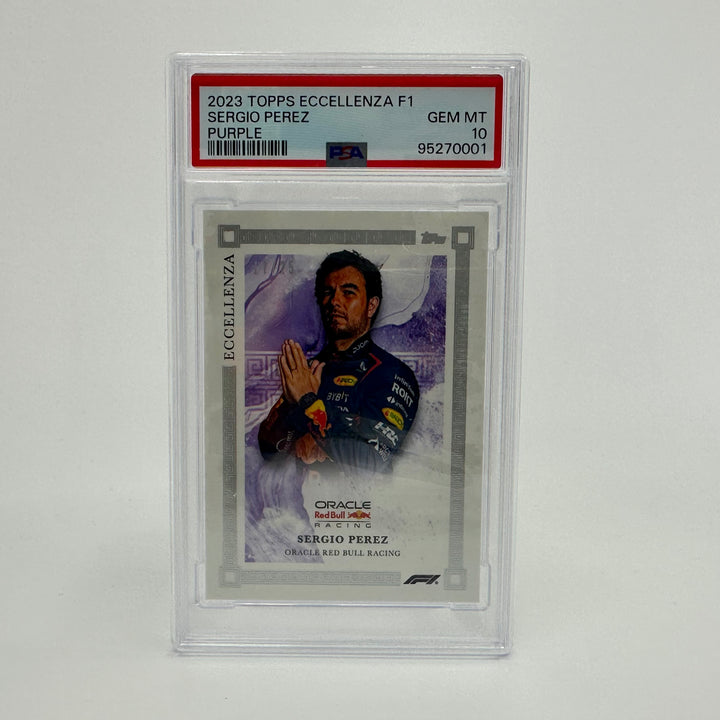PSA 10 - 17/25 Sergio Perez - Purple - 2023 Eccellenza