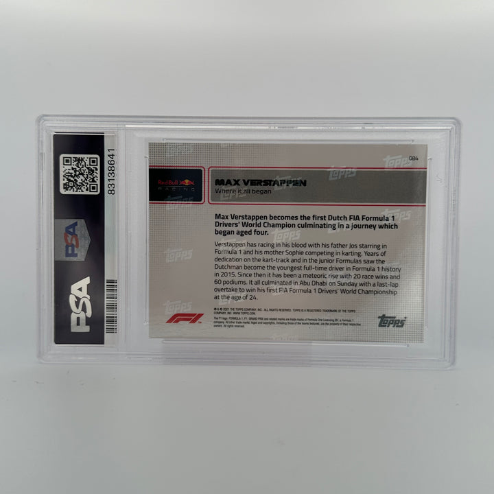 PSA 9 - 03/10 - Max Verstappen #84 - Red - Where it all began