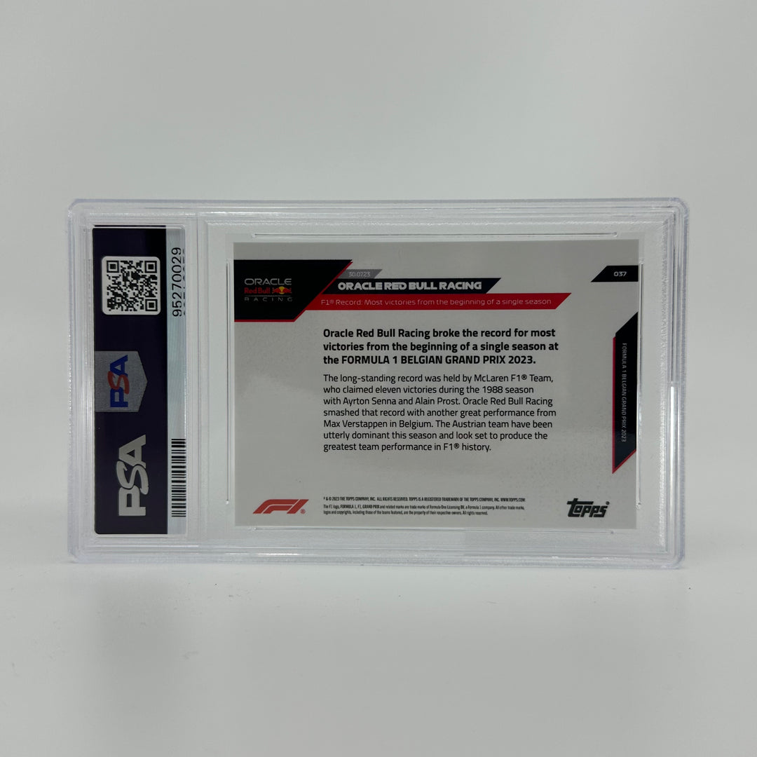 PSA 9 - 05/10 - Max Verstappen #37 - Blue