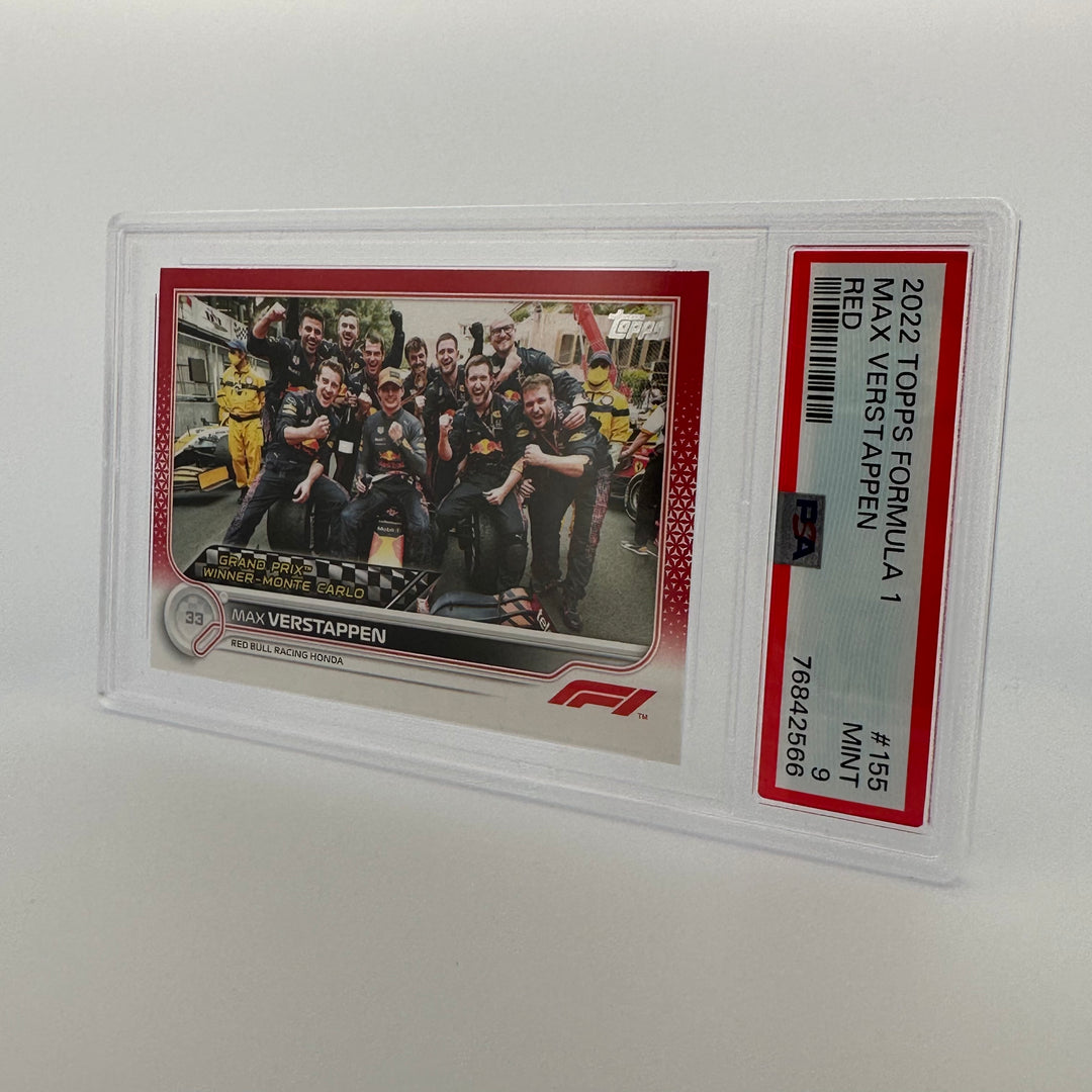 PSA 9 - 1/5 - MAX VERSTAPPEN #155 - RED
