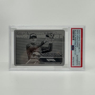 1/1  Black Printing Plate - Max Verstappen #147 - 2023 Topps Chrome F1