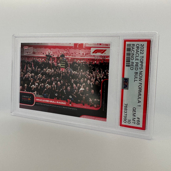 PSA 10 - 68/99 - ORACLE RED BULL RACING #68 - RED