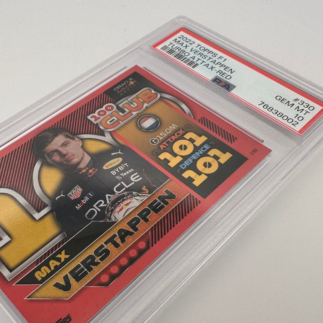 PSA 10 - 163/500 -  MAX VERSTAPPEN #330 - RED