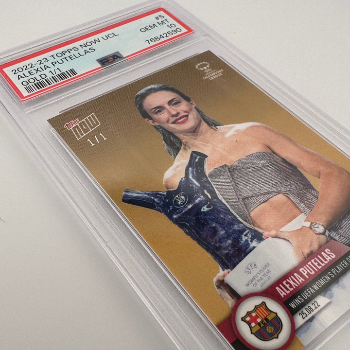 PSA 10 - 1/1 -  ALEXIA PUTELLAS #5 - UEFA CHAMPIONS LEAGUE - GOLD