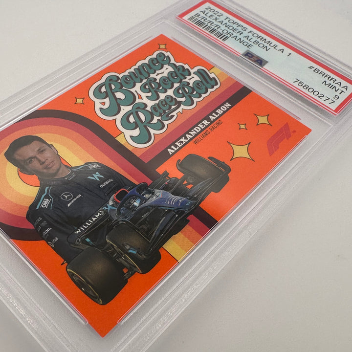 PSA 9 - 02/25 - Alexander Albon #BRRRAA - Orange