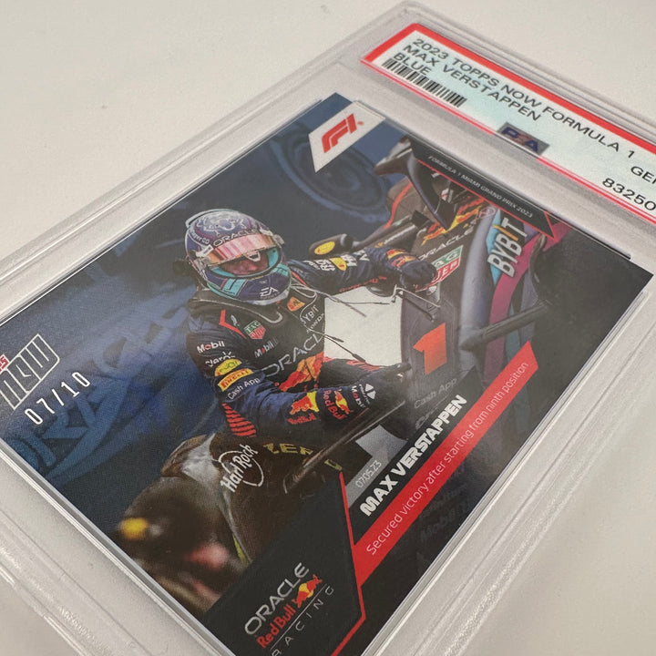 PSA 10 - 07/10 - Max Verstappen #14 - Blue