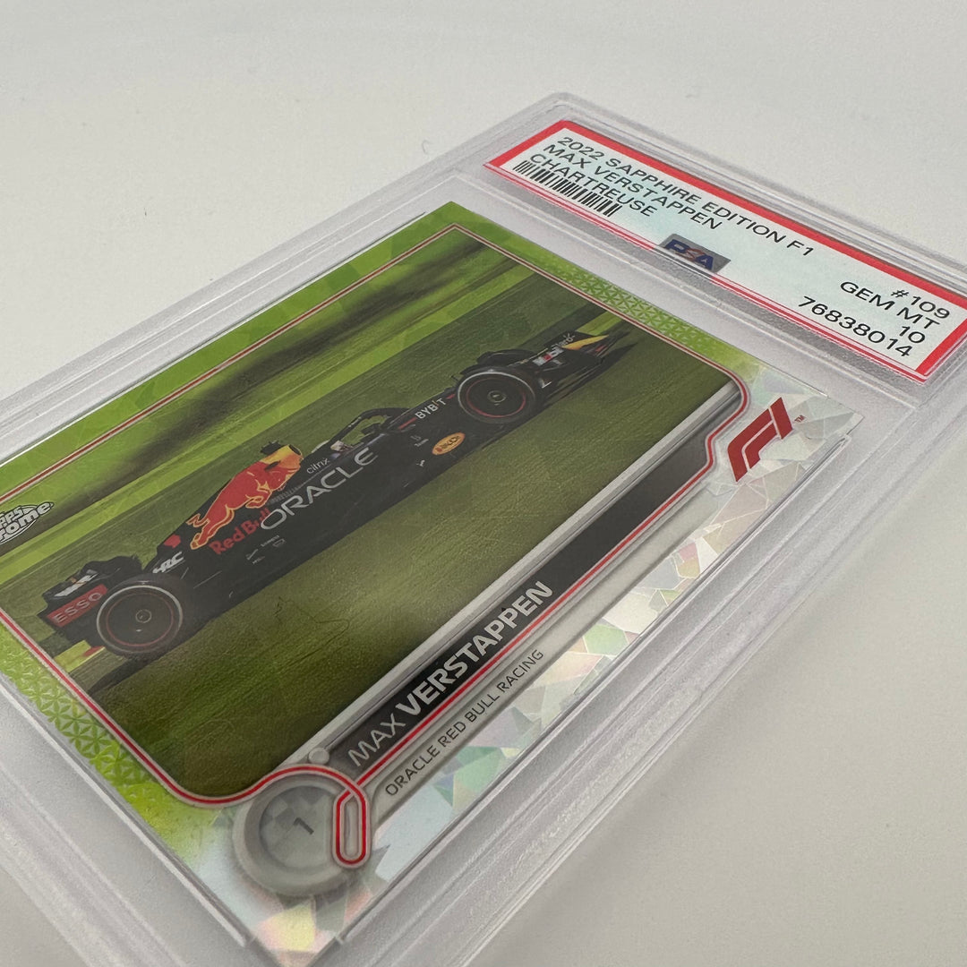 PSA 10 - 087/199 - MAX VERSTAPPEN #109 - SAPPHIRE EDITION - CHARTREUSE