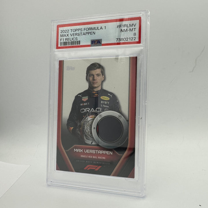 PSA 8 -  MAXVERSTAPPEN #F1RLMV - Relic Card