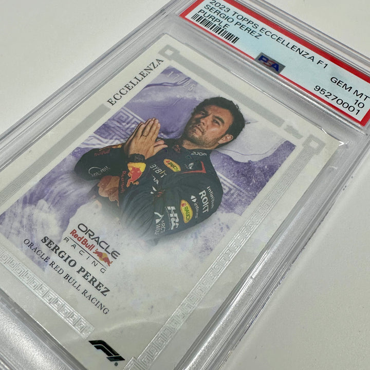 PSA 10 - 17/25 Sergio Perez - Purple - 2023 Eccellenza
