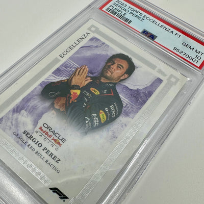 PSA 10 - 17/25 Sergio Perez - Purple - 2023 Eccellenza