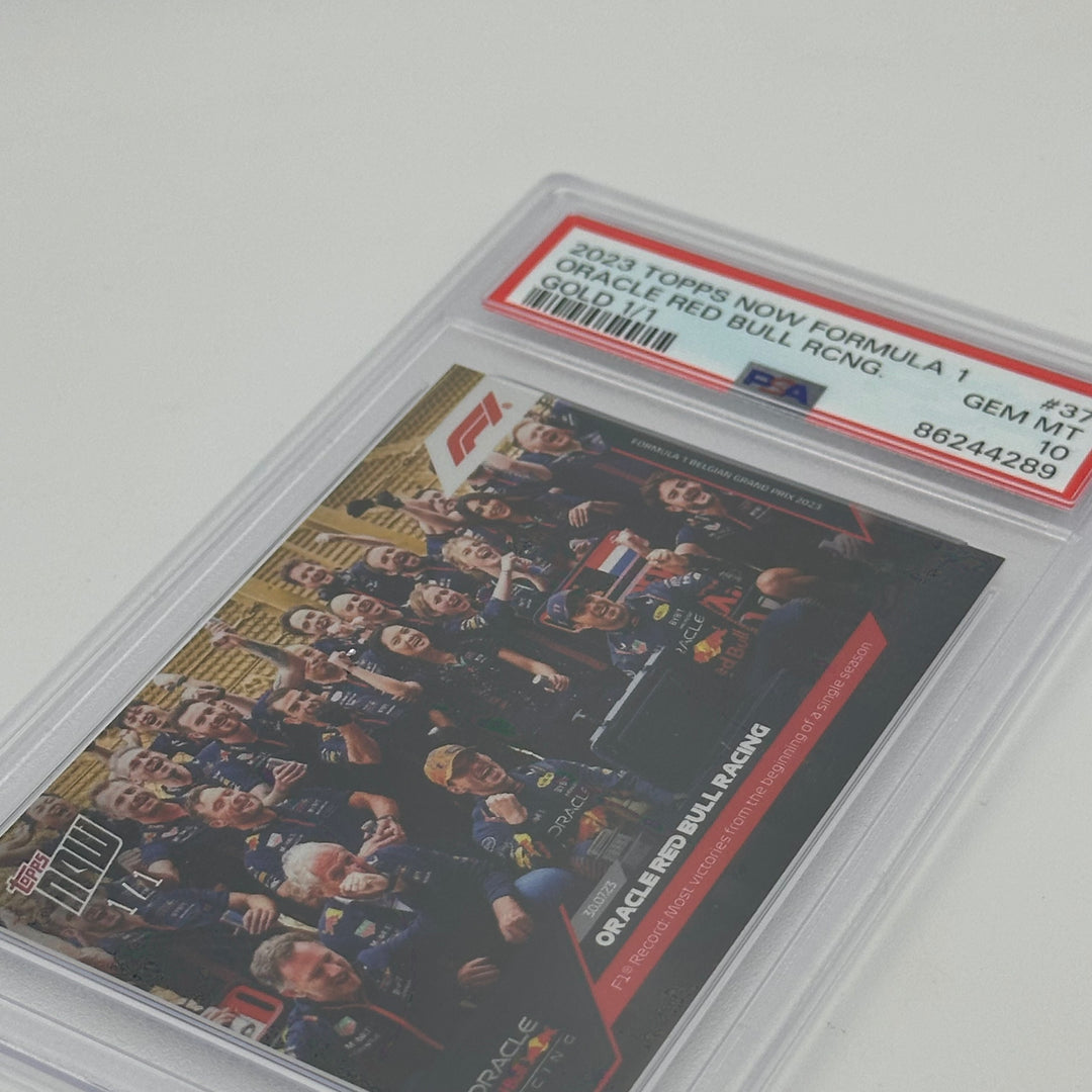 1/1 Gold - Oracle Red Bull Racing #37 - PSA 10