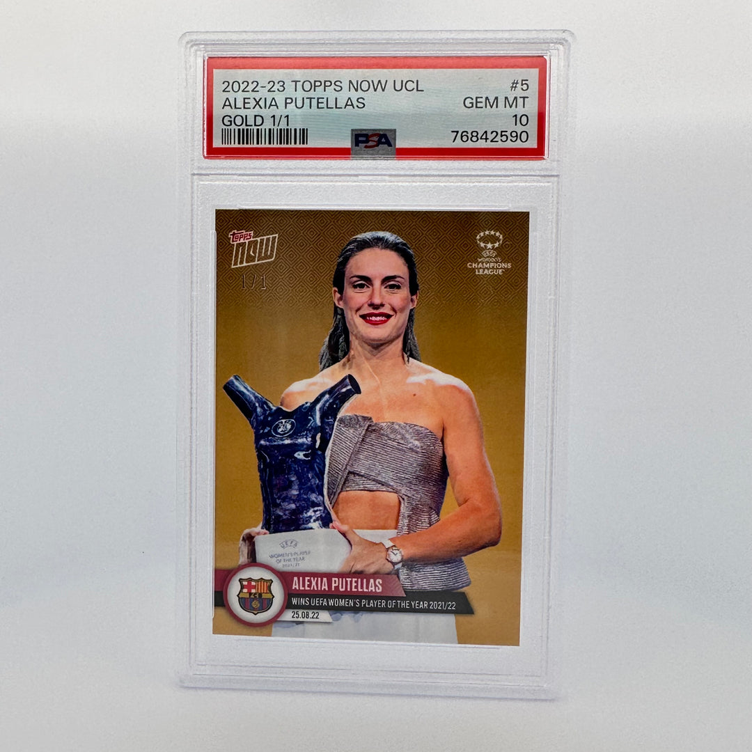 PSA 10 - 1/1 -  ALEXIA PUTELLAS #5 - UEFA CHAMPIONS LEAGUE - GOLD