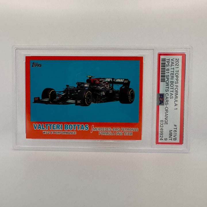 PSA 9 - 02/25 - Valtteri Bottas - 1961 Sports Cars - #T61VB - Orange