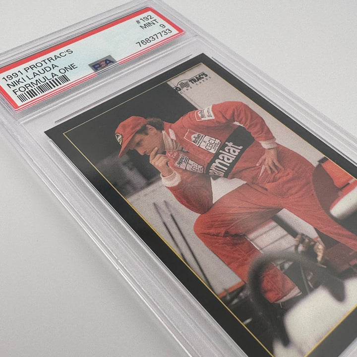 PSA 9 - NIKI LAUDA #192 - 1991 PROTRAC'S FORMULA ONE