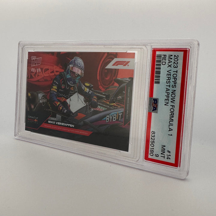 PSA 9 - 48/99 - Max Verstappen #14 - Red