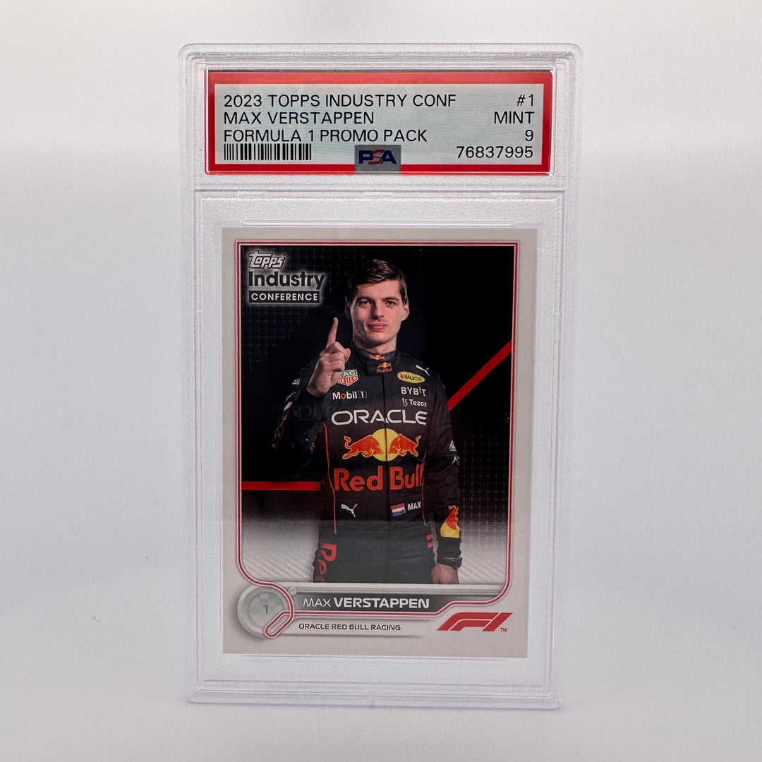 PSA 9 - MAX VERSTAPPEN #1 - INDUSTRY CONFERENCE - PROMO PACK