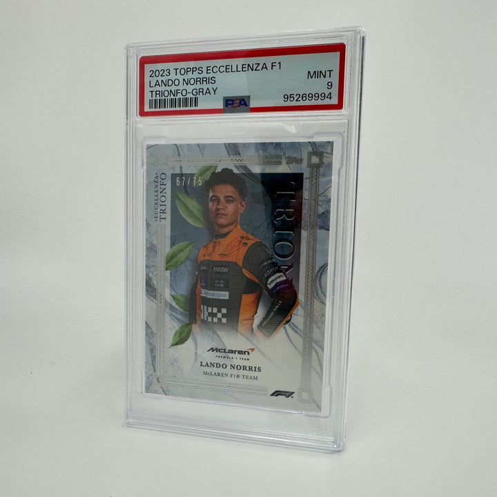 PSA 9 - 67/75 Lando Norris - Gray - 2023 Eccellenza Trionfo