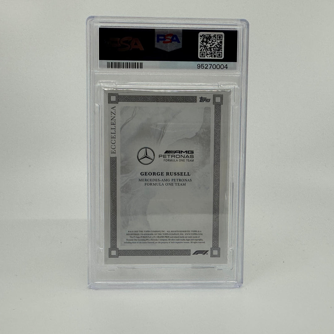 PSA 8 - 23/75 - George Russell - Gray - 2023 Eccellenza