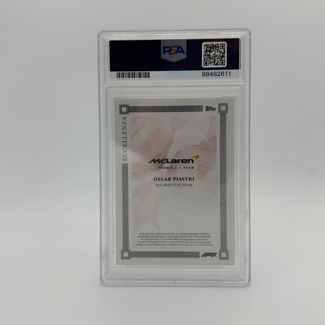 PSA9 - 06/10 Red - Oscar Piastri - 2023 Eccellenza Driver - Rookie Card