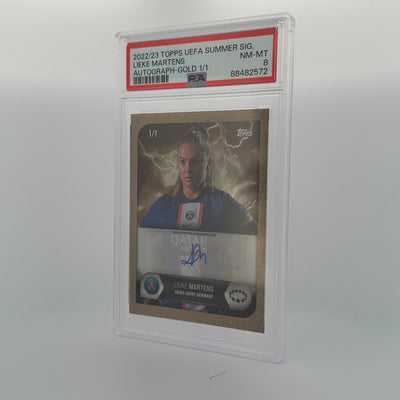 1/1 Auto Gold - Lieke Martens - 2022/23 Topps UEFA Summer - PSA 8