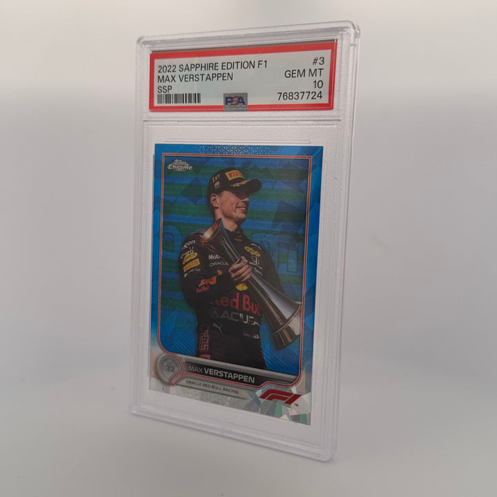 PSA 10 - MAX VERSTAPPEN #3 - SAPPHIRE EDITION - SSP