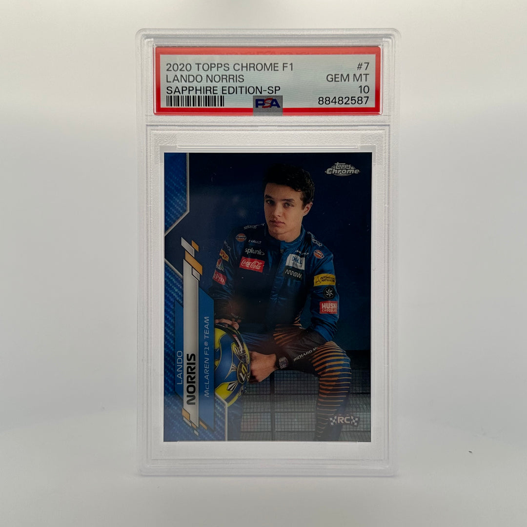 PSA 10 - Lando Norris #7 - Sapphire Edition - SP