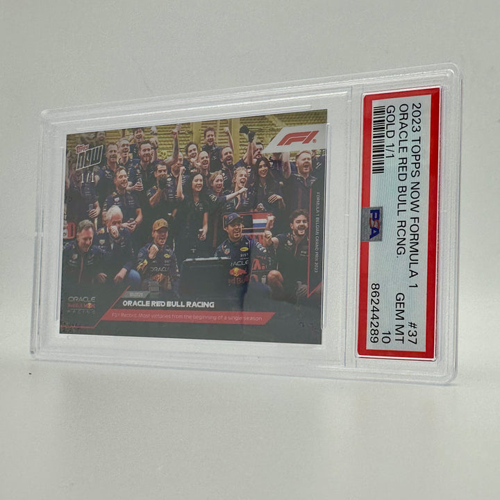1/1 Gold - Oracle Red Bull Racing #37 - PSA 10