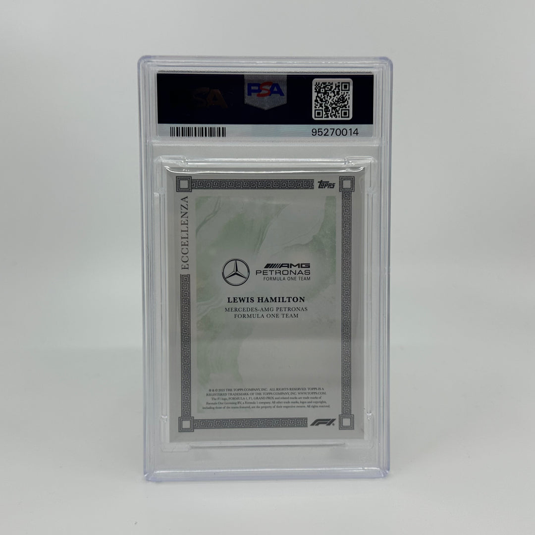 PSA 8 - 19/99 Lewis Hamilton - Green - 2023 Eccellenza