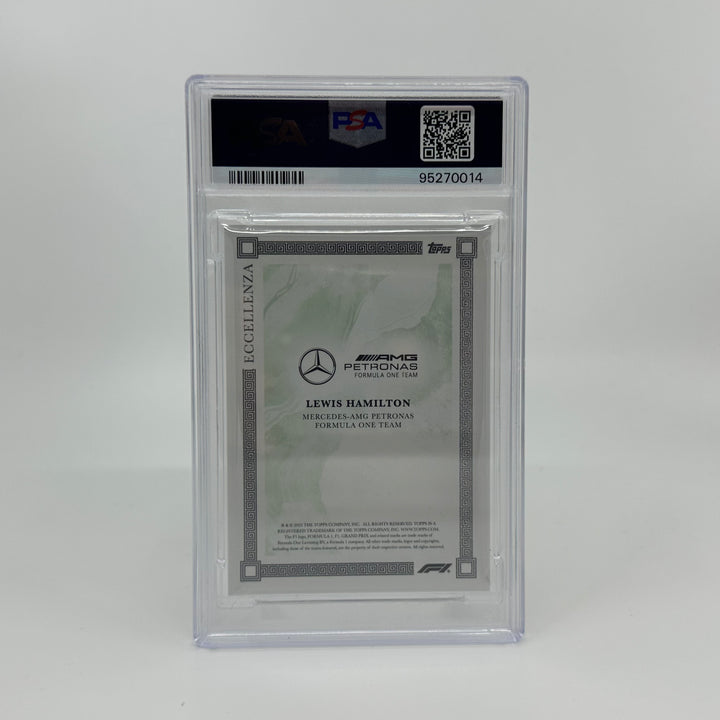 PSA 8 - 19/99 Lewis Hamilton - Green - 2023 Eccellenza