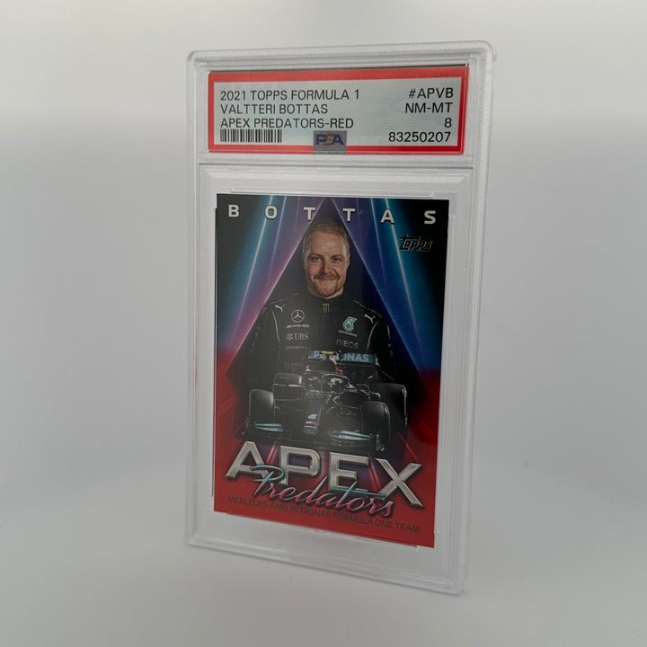 PSA 8 - 3/5 - Valtteri Bottas #APVB - Apex Predators - Red