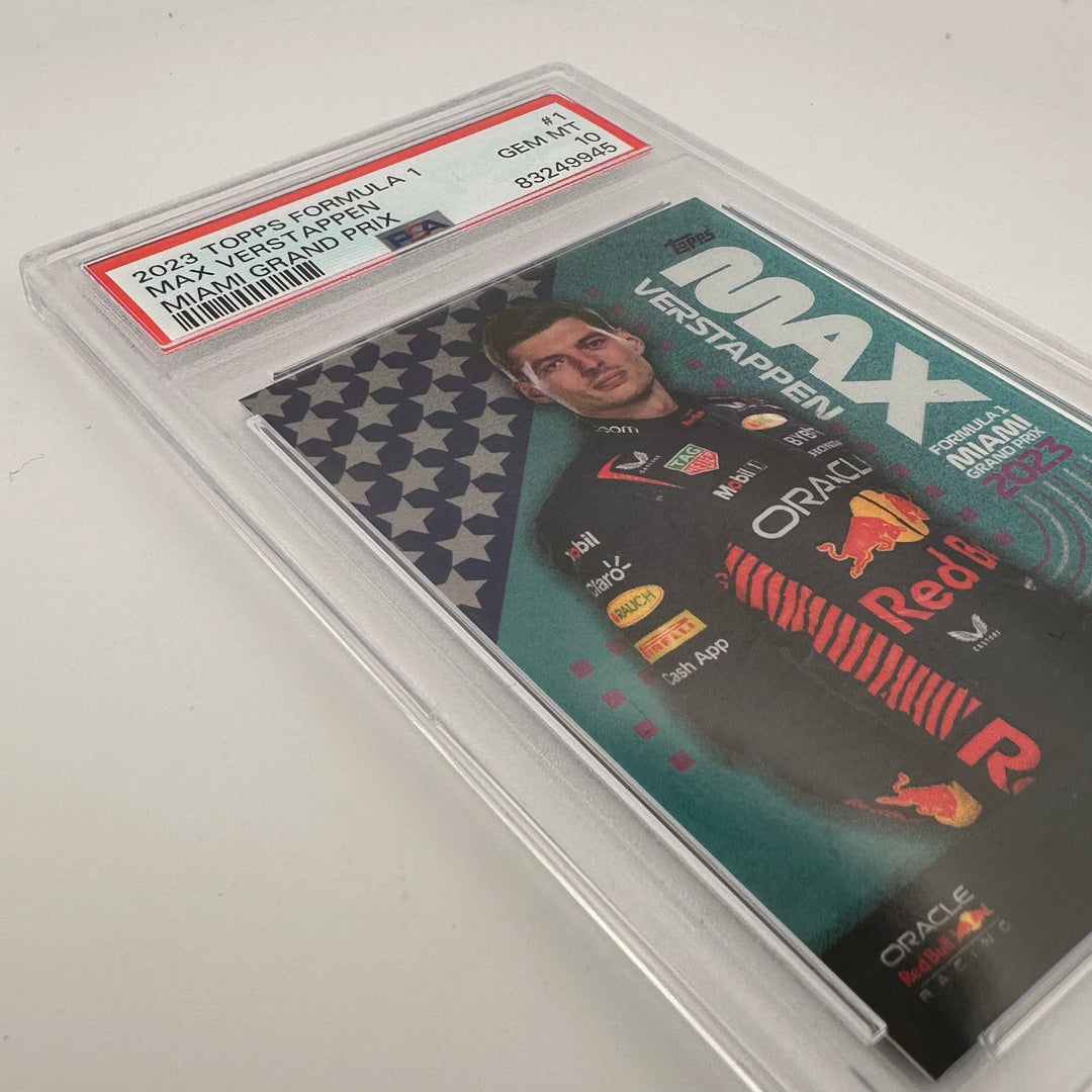 PSA 10 - Max Verstappen #1 - 2023 Miami Grand Prix