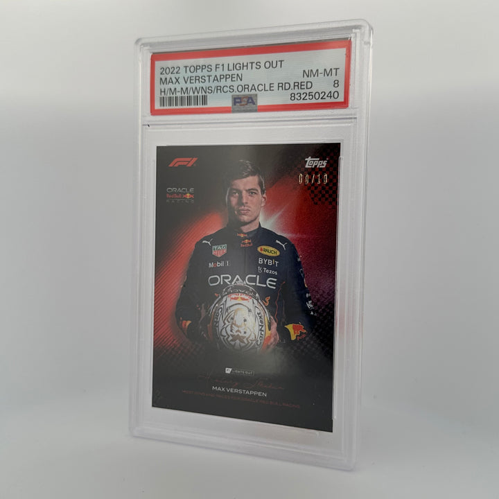PSA 8 - 9/10 - Max Verstappen - History Maker - Most Wins And Races For Oracle Red Bull Racing - Red