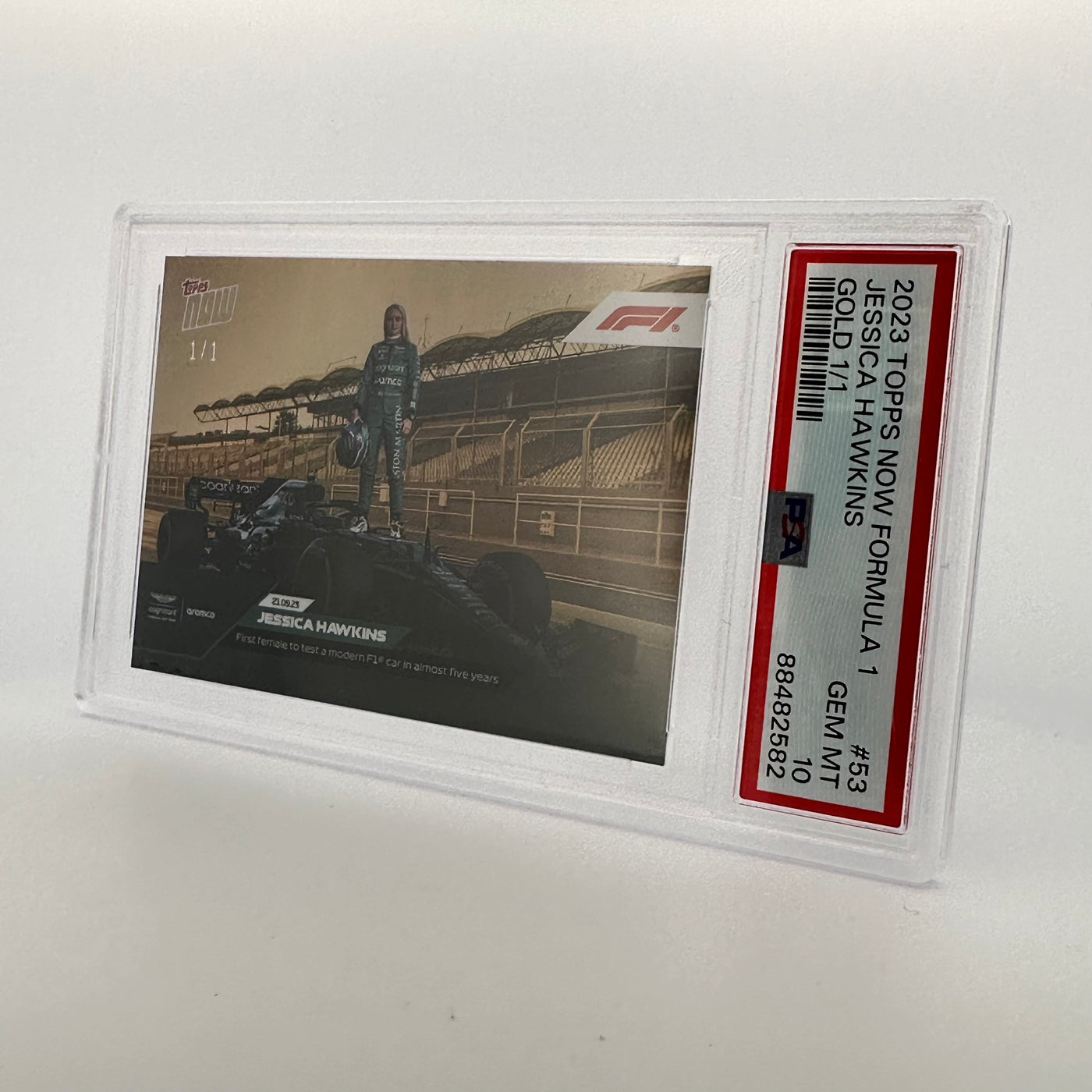1/1 Jessica Hawkins #53 - Gold - 2023 Topps Now - PSA 10