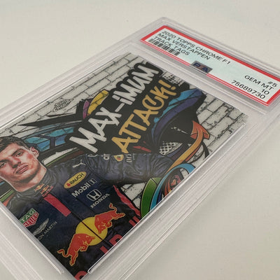 PSA 10 - MAX VERSTAPPEN #5 - TRACK TAGS