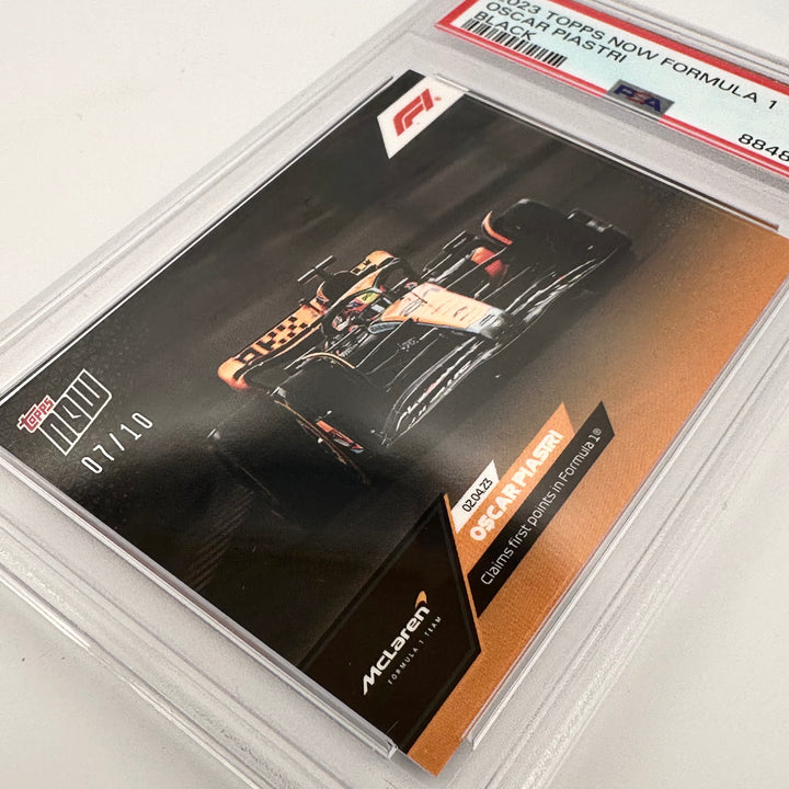 PSA 9 - 07/10 Oscar Piastri #8 - Black - 2023 Topps Now - POP 1