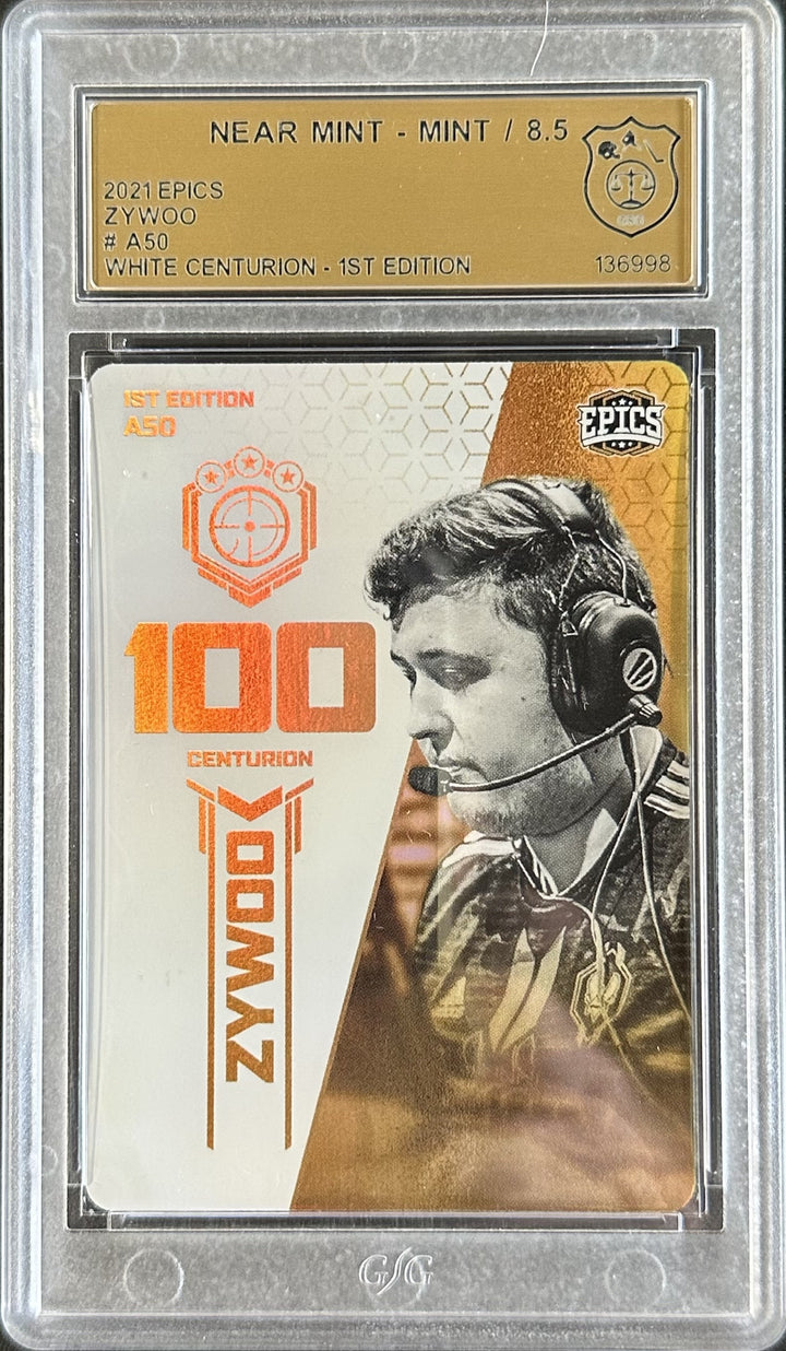 GSG  8.5 - Zywoo #A50 - White Centurion - 1st Edition - 2021 Epics Centurion
