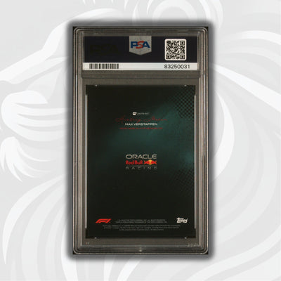 PSA 10 - 57/99 Max Verstappen - History Maker Most Wins in a Season - 2022 Lights Out - Teal