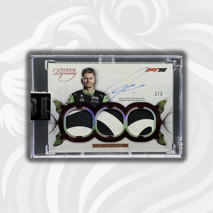 2/5 Nico Hulkenberg #SDTRA-NHU - Triple Relic Autograph - 2025 Topps Dynasty F1 75 - Front
