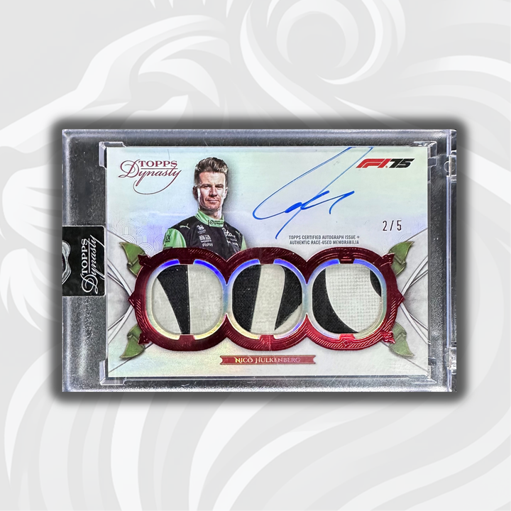 2/5 Nico Hülkenberg #SDTRA-NHUI - Triple Relic Autograph - 2025 Topps Dynasty Formula 1