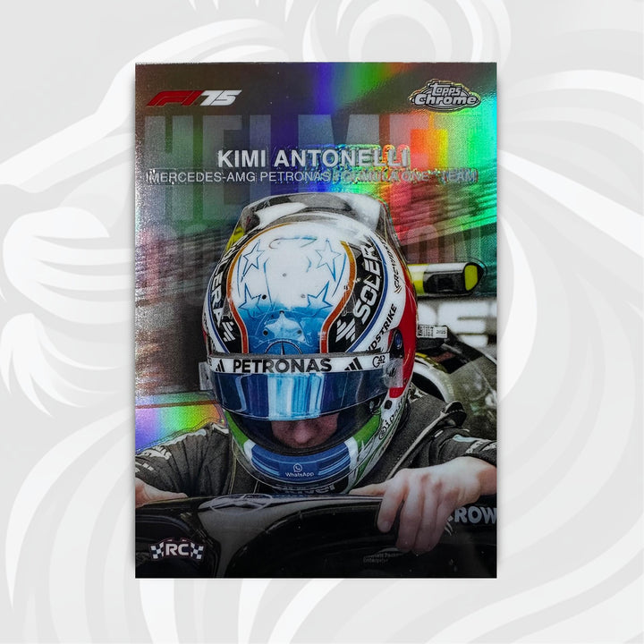 Kimi Antonelli #HC-1 - 2025 Topps Chrome F1 - Helmet Collection