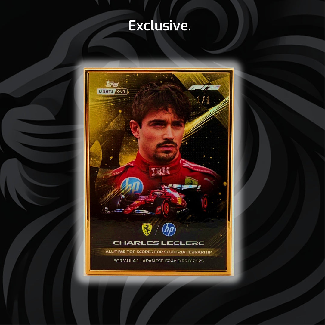 1/1 Charles Leclerc - F1 Records All-Time Top Scorer - 2025 Topps Lights Out F1 75 - Japanese GP - Front