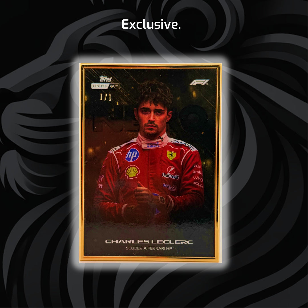 1/1 Charles Leclerc - Nero - 2026 Topps Lights Out F1 - Front
